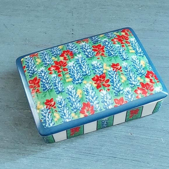 Horchow Accents Vintage Porcelain Playing Card Holder Poshmark